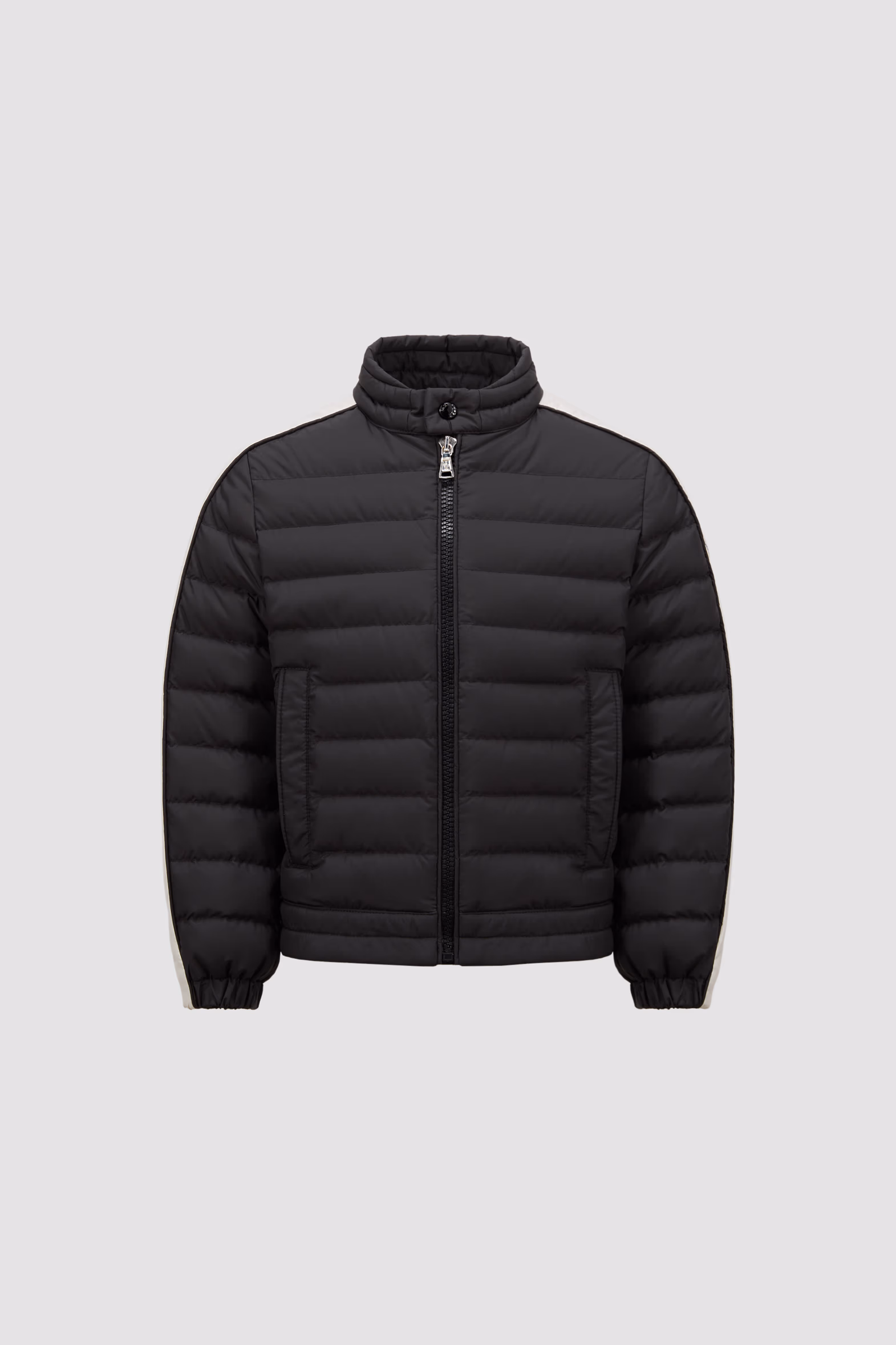 Jacobus Down Biker Jacket Boy Black Moncler 0
